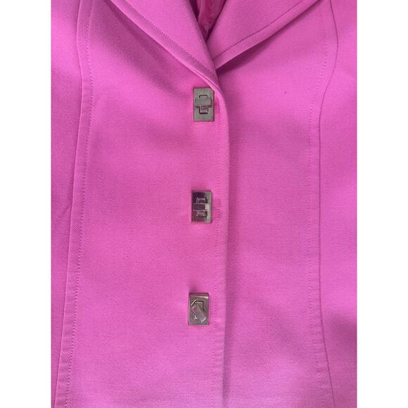 Tahari-Levine Studio Vibrant Pink Blazer / Jacket Sz. 16 - Picture 5 of 7